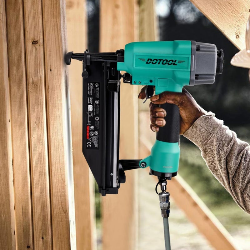 Dotool Store Finish Nailer 16GA 1-inch to 2-1/2-inch Finish Nails Pneumatic Nail Gun with Tool-Free Depth Adjust - Image 2